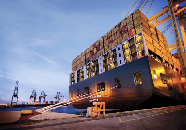 MSC Savona (built 2010) 14000 TEU, Port of Valencia